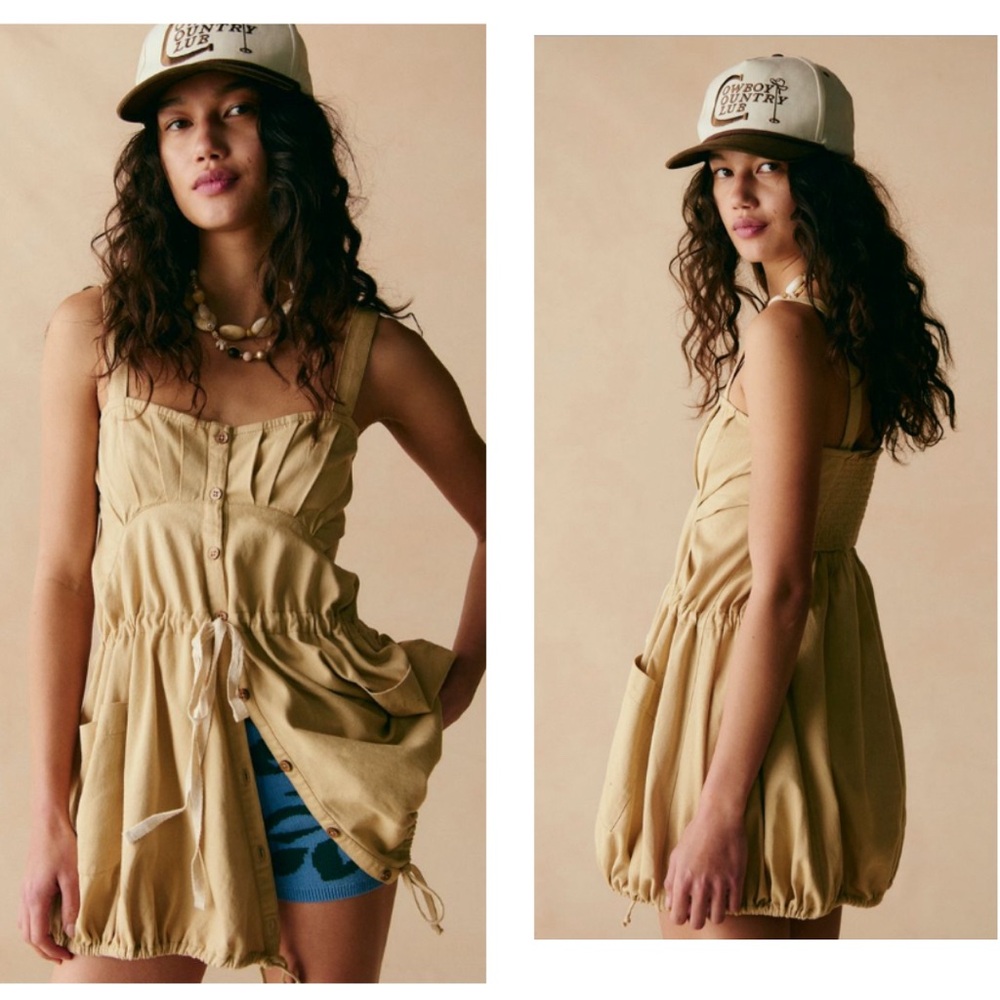 Free-est Taste Of Sunlight Tunic. Color Biscotti